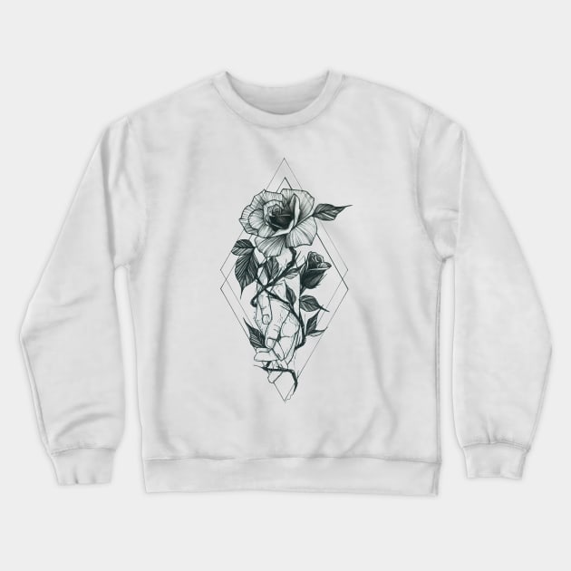 Holding Hands Crewneck Sweatshirt by LecoLA